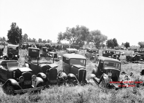 1939 vintage junk yard photo - 1939,