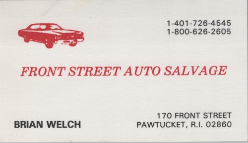 1980 1990 business card - 1990's,