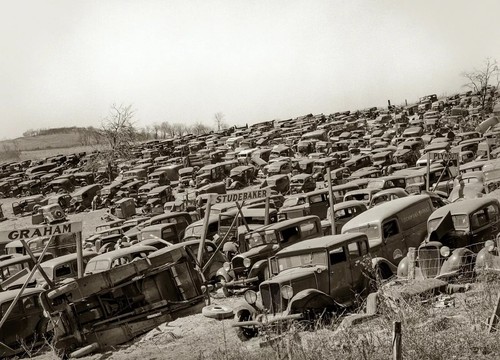 1941 junk car salvage - junk,